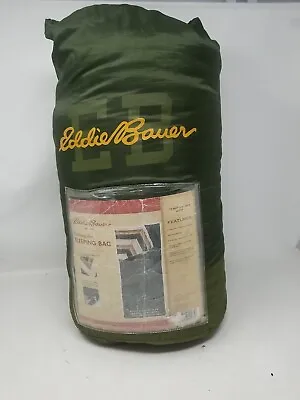 Eddie Bauer Rectangular Sleeping Bag / Comforter Adult 33x75 Inches Used • $29.40