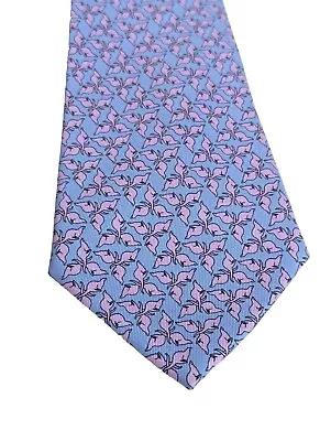 Thomas Pink Silk Purple Blue Tie • $24