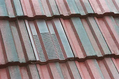 Roof Tile Vent For Marley Ludlow Plus And Redland 49 - Granular Brown Red Grey • £34.99