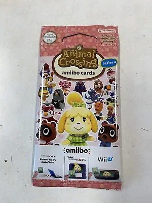 $6.99 • Buy Animal Crossing Amiibo Cards Series 4 New Unopened 
