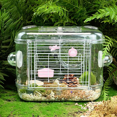 One Tier Castle Gorgeous Hamster Luxury Hamster Cage Mouse Cage Animal Play Home • £12.95
