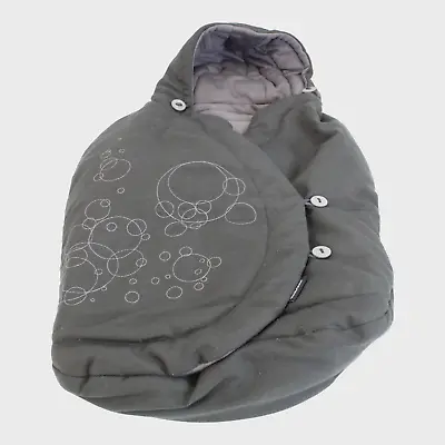 MAXI-COSI Maxi Cosi Car Seat Footmuff Black/Grey • £9.99