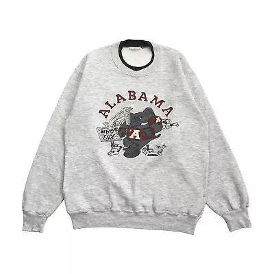 Vintage Alabama Crimson Tide Sweatshirt Medium M Mens Crewneck Pullover Big Al • $29.99