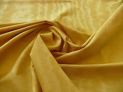 By Yard Scalamandre Watermark Moire Ming Yellow Brilliant! Msrp$199/y • $70