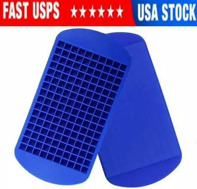 Ice Cube Maker Molds 160 Grids Mini Small Trays Silicone Bar Whiskey Cocktails • $4.99