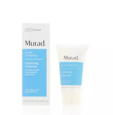 Murad Acne Control Clarifying Cleanser 15ml 0.5oz NEW FAST SHIP • $6.48