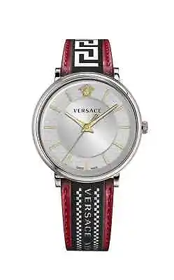 Versace Men's VE5A01421 V-Circle 42mm Quartz Watch • $214.99