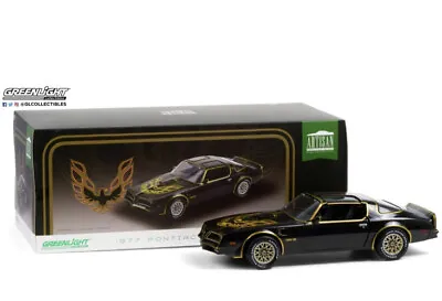 1/18 Greenlight 1977 Pontiac Trans Am Starlite Black With Golden Eagle Hood NEW! • $67.99