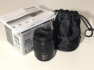 Panasonic Lumix G Vario 45-150mm F/4.0-5.6 ASPH Mega O.I.S Lens TESTED + WORKING • £120