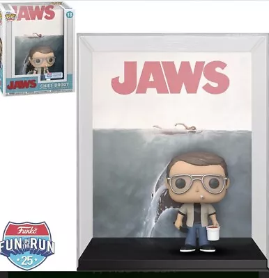 Chief Brody #18 Funko Pop VHS Cover! - Jaws - Fun On The Run In Stk NOW Rare • £24.99