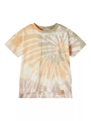 Lil' Atelier TURTLEDOVE TIE DYE T-SHIRT 2-4M 4-6M Organic Cotton • £6.99