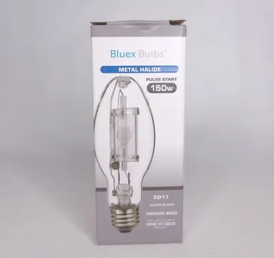 Bluex Bulbs 150W Metal Halide Light Bulb ED17 Medium Base Clear • $11.99