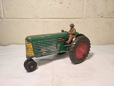 Vintage 1950s Slik Toys 1/16 Oliver Row Crop 77 Tractor W/man • $175.95