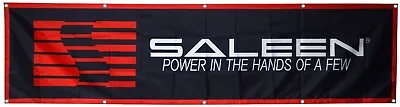 Saleen Banner Flag 2x8ft 60x240CM Mustang Ford Saleen Supercharged V8 S281 Gt • $16.95