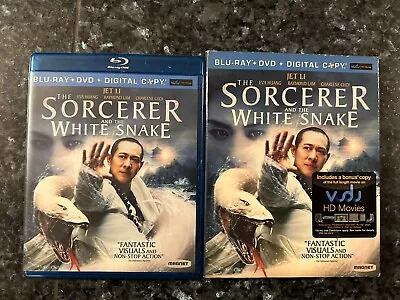 The Sorcerer And The White Snake (Blu-ray 2011) W/ DVD & Slipcover -  VERY GOOD • $6.99