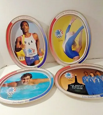 LOT 4 McDonald's 1984 Olympic Metal Tin Serving Trays  • $18.59