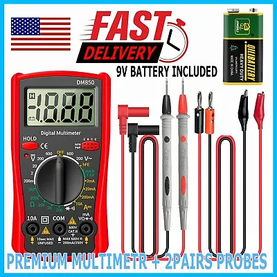 Multimeter Test Leads For Fluke Meter Electrical Alligator Clip Probes 1000V 20A • $9.95