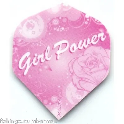 £1.64 • Buy 1 Set Of Girl Power Extra Strong Dart Flights 