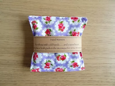 Lilac Roses Hand Warmers Pocket Warmers Microwaveable Birthday Christmas Gift • £7.25