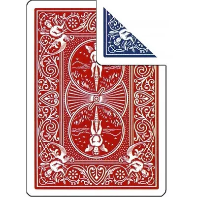 Double Back RED On BLUE Bicycle Deck Magic Playing Cards Gaff Trick Full Deck • $4.95