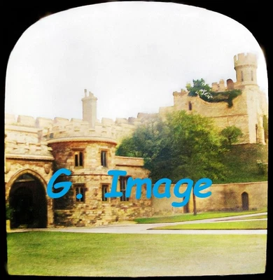 £5.50 • Buy Lincoln Castle Gate Inside 1903 My Magic Lantern Slide Colour Postcard Size
