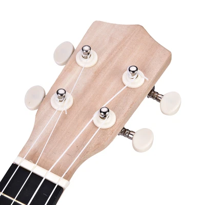 $26.87 • Buy (Heart)21inch Basswood 4 String Ukelele DIY Kit Instrument Accessory HG5