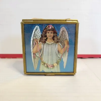 Via Vermont Handcrafted Jewelry Trinket Box ANGEL 1993 Thomas Cathey Collection  • $19.79