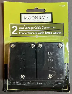 Moonrays 11604 Cable Connectors For Low Voltage Landscape Lighting - 2Pk • $9.98