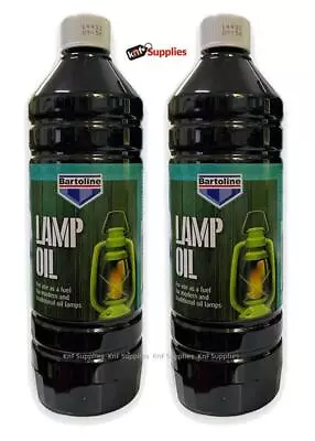 BARTOLINE Lamp Oil Fuel For Modern And Traditional Oil Lamps Torches • £12.95