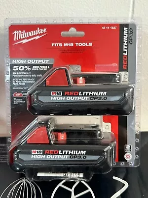 Milwaukee 48-11-1837 M18 REDLITHIUM 3.0Ah Battery - 2 Pieces • $86