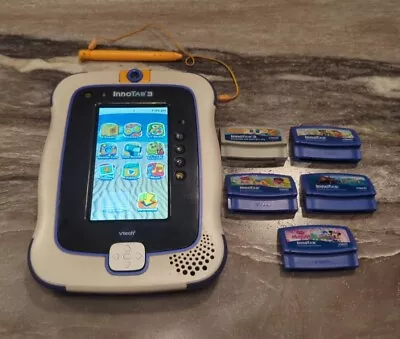 VTECH INNOTAB 3 KIDS TABLET Lot Of 5 Games Disney Minnie Brave Doc Read Play • $24.87