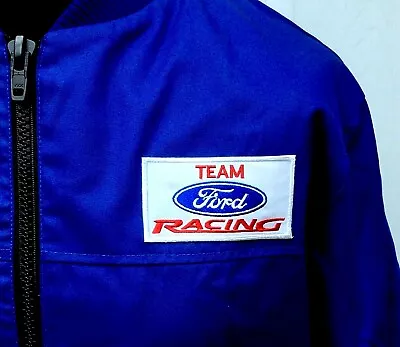 £21.50 • Buy Team Ford Racing Rally Classic Fully-Lined Badged Bomber Jacket 42.5  Chest