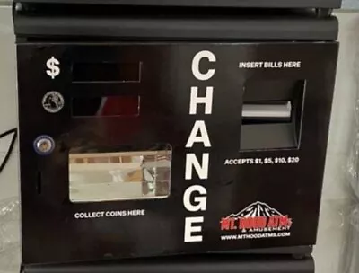 Quarter Machine Bill Changer - Accepts $1-$20 - 3000 Capacity - BLACK • $799