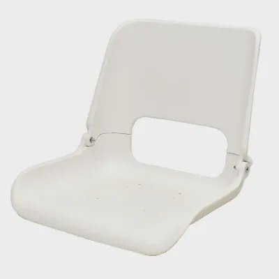 Wise Boat Fold-Down Seat 8WD136LS-717 | White High Back Clam Shell • $85.21