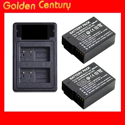 Battery / USB Charger For Panasonic Lumix DMC-GX8 DMC-G5 DMC-G6 DMC-G7 DMC-G8 • $24.95