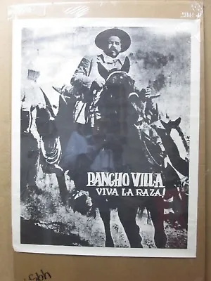 Vintage Black & White Francisco Pancho Villa Mexican 1970's Inv#3203 • $44.97