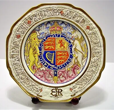 Scarce King Edward VIII Paragon China Coronation Plate In Superb Mint Condition. • $195