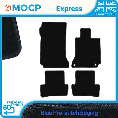 Express With Blue Pre-Stitch Trim Car Mats To Fit Mercedes C-Class W204 Saloo... • $29.12