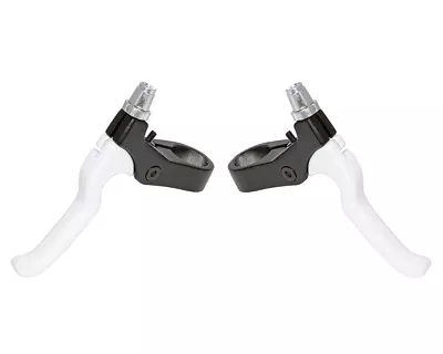 AltaLine 4 Finger Alloy 408 Bike Bicycle Brake Lever Set Black/White. • $12.49