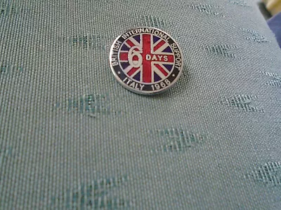 1968 6 Days British International Support Motor Cycle Racing Italy Enamel Badge • £6.50