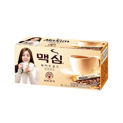 Korea Maxim 3 In 1 Instant Mix Coffee White Gold Skimmed Milk Coffee 20 Sticks • $26.15