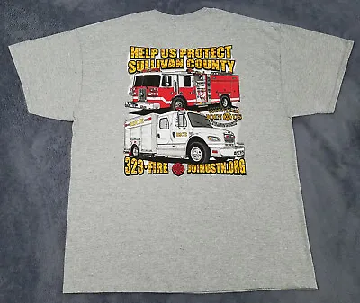 2013 Sullivan County New York Volunteer Fire Department Shirt XL Firefighter • $9.99