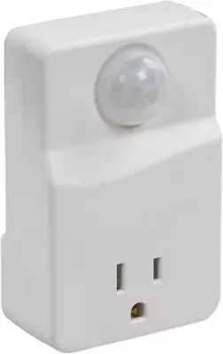 Plug-In Light Control Motion Activated Detector Sensor Electrical Home Indoor Us • $29.93