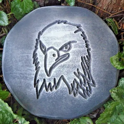 Eagle Stepping Stone Mold Plaster Concrete Bird Plastic Mould 10  X 1.20  Thick • $2.25