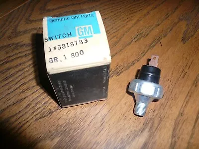 1959-1965 Pontiac V8 1960-1969 Corvair Oil Pressure Switch 3818783 - NOS • $24.93