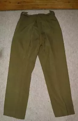 Gents Green Military Officers Dress/Uniform Trousers Size 30  Waist • $49.26