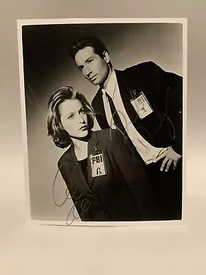 GILLIAN ANDERSON And DAVID DUCHOVNY Signed Autographed THE X FILES Photo • $290