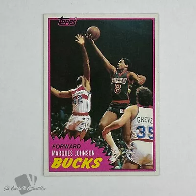 1981 Topps MARQUES JOHNSON #24 Milwaukee Bucks • $1.99