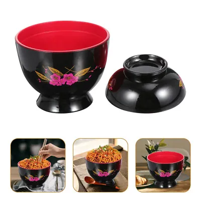 Japanese Soup Bowl With Lid Miso Soup Bowl With Lid Mixing Bowls Cooking • £6.91