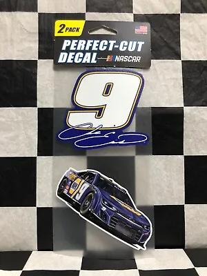 Chase Elliott #9 Napa 2024 Set Of 2 Nascar Wincraft 4x4 Decal Sticker Sheet • £8.69